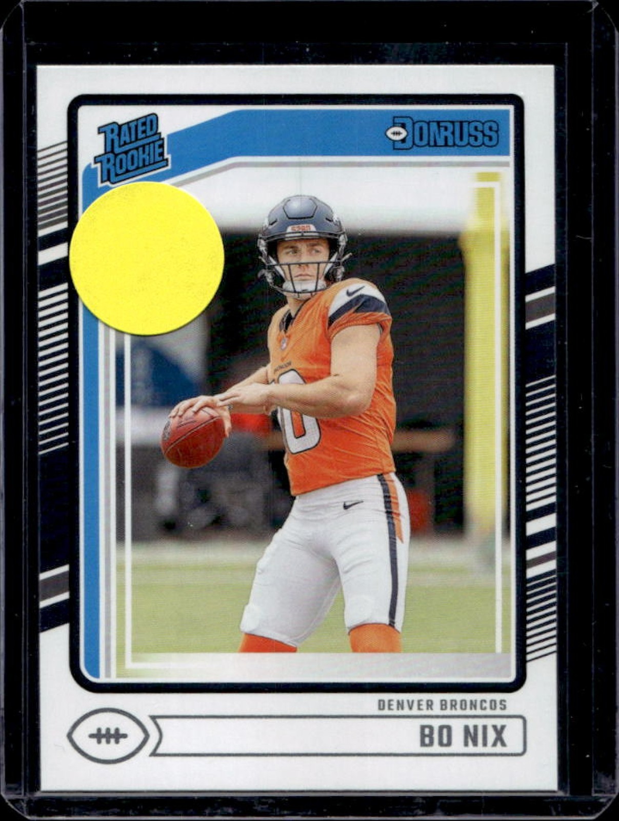 2024 Panini Donruss Bo Nix RC Rated #369 Broncos Rookie