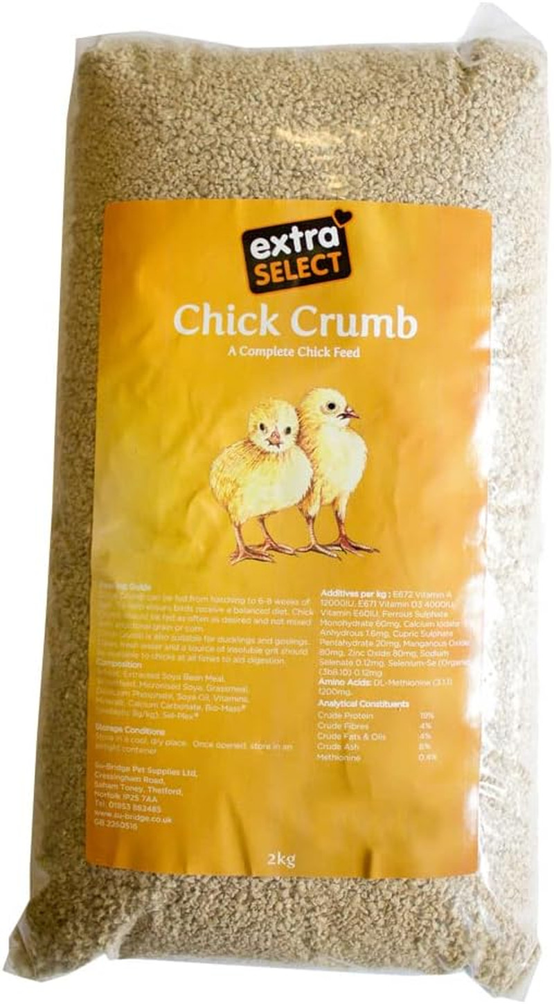 Baby Chick Crumb - Complete Chick Feed for Growth, Quail Food, & Duckling Starte