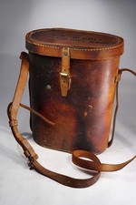 2. Weltkrieg US Army großer Lederköcher für Fernglas - Case Carrying A.P.W. 6817