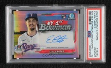2024 Bowman Chrome My 1st Bowman 50/99 Evan Carter #1BA-EC PSA 10 Rookie Auto RC