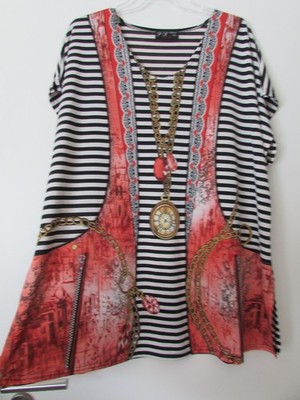Modisches Damen-Shirt von F&L Kollektion - Ein echter Hingucker  Gr. 4XL