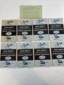Prof. Berry’s Illustrated Course In Horse Training All 8 Volumes 1959 Vintage