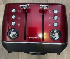 Morphy Richards Evoke 4-Slice Toaster Red (with out box)