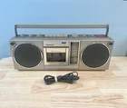 PANASONIC Works Vintage Boombox RX-4940 Portable Stereo FM/AM Cassette Radio 80s