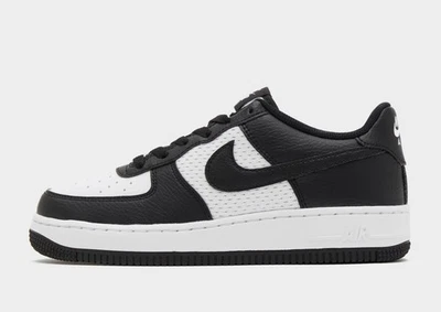 Authentic NIKE AIR FORCE 1 GS ® ( Junior UK All Size 3 - 5 ) Black / White Panda
