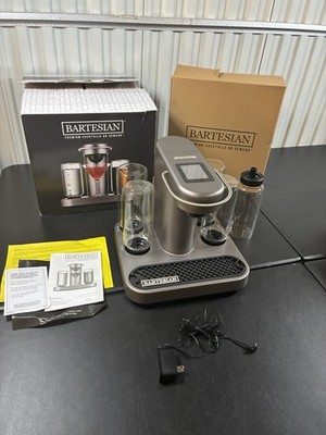 Bartesian 55300 Premium Cocktail Machine - Gray - W/5 Glasses & Capsule Drawer
