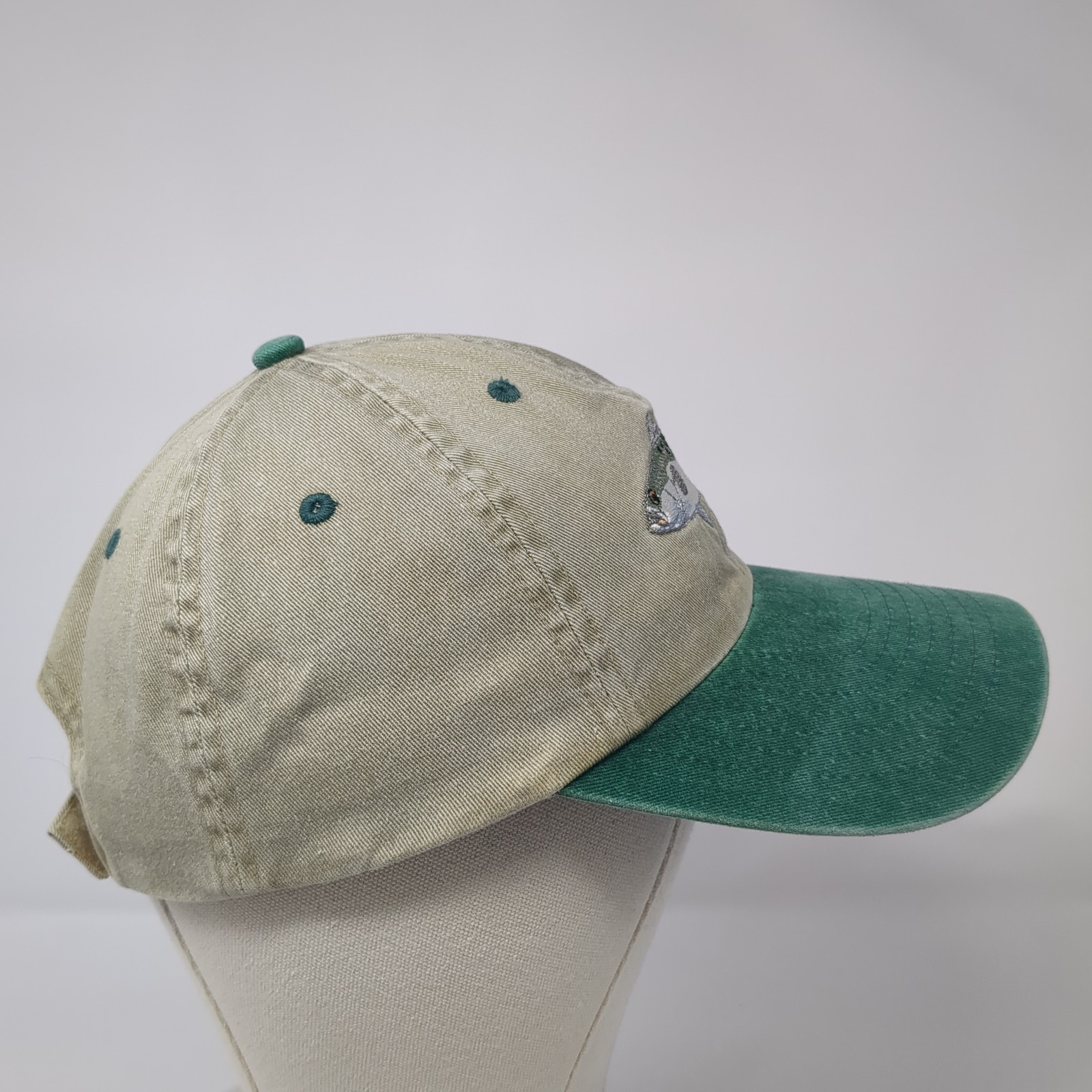 Fish Strapback Hat Multi One Size Embroidered Col… - image 4