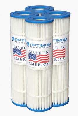 Optimum Pool Technologies  Pool Filter 4 Pack Compatible Replacement for Pentair