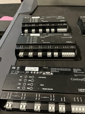 Control4 C4-DIN-8FPD-E 8-Channel DIN Rail Dimmer, Ethernet RJ-45 10/100