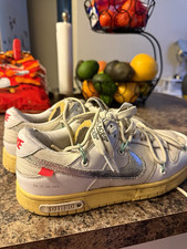 Nike Off-White x Dunk Low Lot 25 of 50 Sail/Neutral Grey DM1602-121