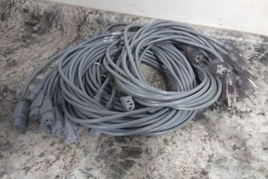 Interpower 86610301 15 Pk 10 Ft L 125VAC 10 A General Use Cord