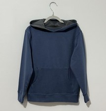 Tommy Bahama Boys Hoodie M 7-8 Cotton Blend Bluish Gray Long Sleeve Pockets