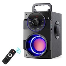 Portable Bluetooth Speakers with Subwoofer Rich Bass Wireless Outdoor/Indoor