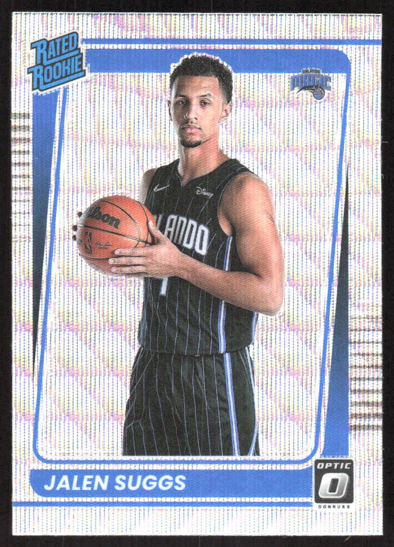 9913F 2021-22 Donruss Optic #179 Jalen Suggs Fanatics Box Set SILVER WAVE