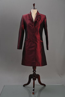 Stylish Plain Silk Long Coat, Silk Jacket, Jacket for Women, Gift For Him /Her .