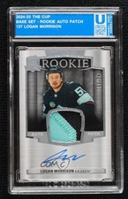 2024-25 Upper Deck The Cup Rookie 203/249 Logan Morrison #137 Patch Auto 1pa2