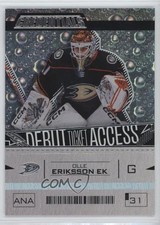 2023-24 Credentials Debut Ticket Access /999 Tier 1 Olle Eriksson Ek #130 1kf7
