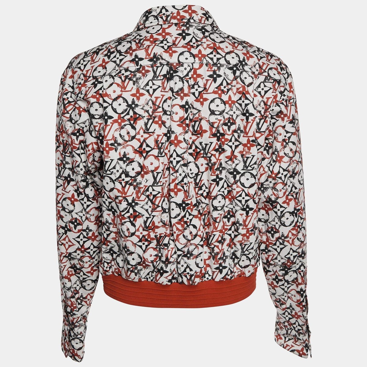 Louis Vuitton 多色ロゴプリント ジャケット Louis Vuitton Multicolor Monogram Print Cotton Bomber Jacket L | eBay
