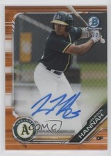 2019 Bowman Chrome Prospects Orange Refractor 16/25 Jameson Hannah Auto ht2