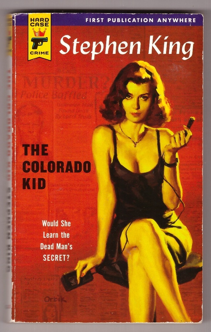 The Colorado Kid Hard Case Crime Paperback by Stephen King
