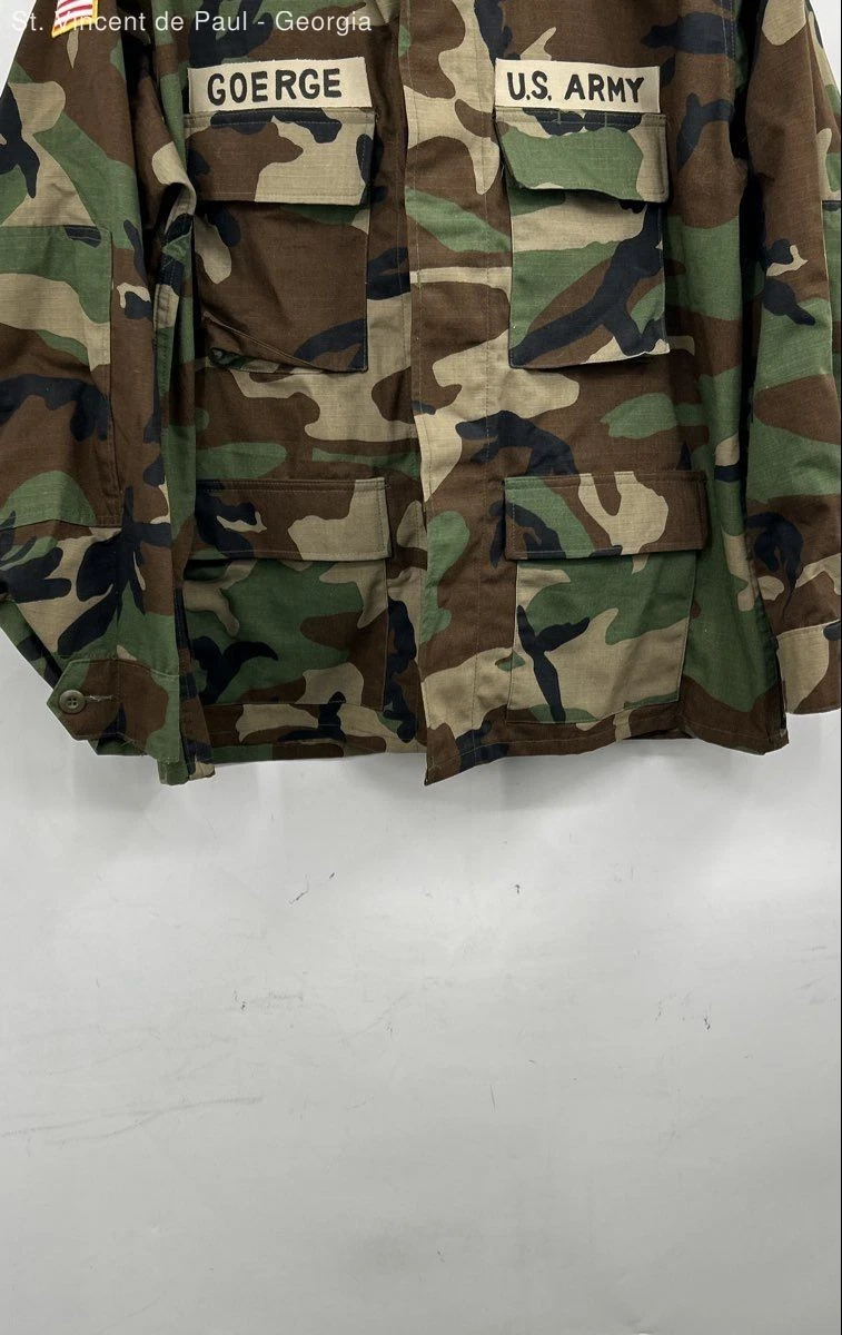 Propper Military Camo Jacket Men's Large Brown Green - product detail image 4