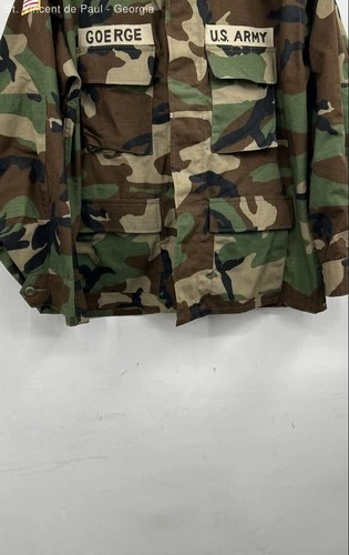 Propper Military Camo Jacket Men's Large Brown Green image 4