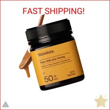 Manukora Raw Manuka Honey MGO 50 , New Zealand Honey, Non-GMO, 3rd-Party Tested,
