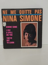 Vinyle 45 tours ancien Nina Simone vintage rétro, disque collector état soigné