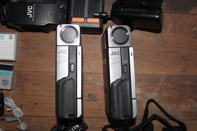 2 X JVC CAMCORDER Mini DV GR-DV1 Silber Limited Edition GETESTET