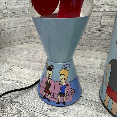 Beavis and Butt-Head Lava Brand Lava Lamp 14.5” Clear Red 2011 READ** - Picture 6 of 19