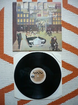 Mud It's Better Than Working Vinyl UK 1976 Private Stock 1st Press A1U/B1U LP