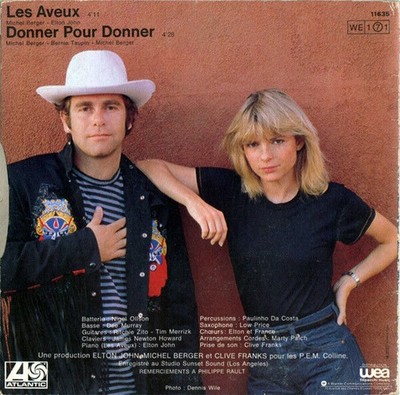 Les Hair / Geben Pour Doner | Elton John France Gall | Sehr guter Zustand