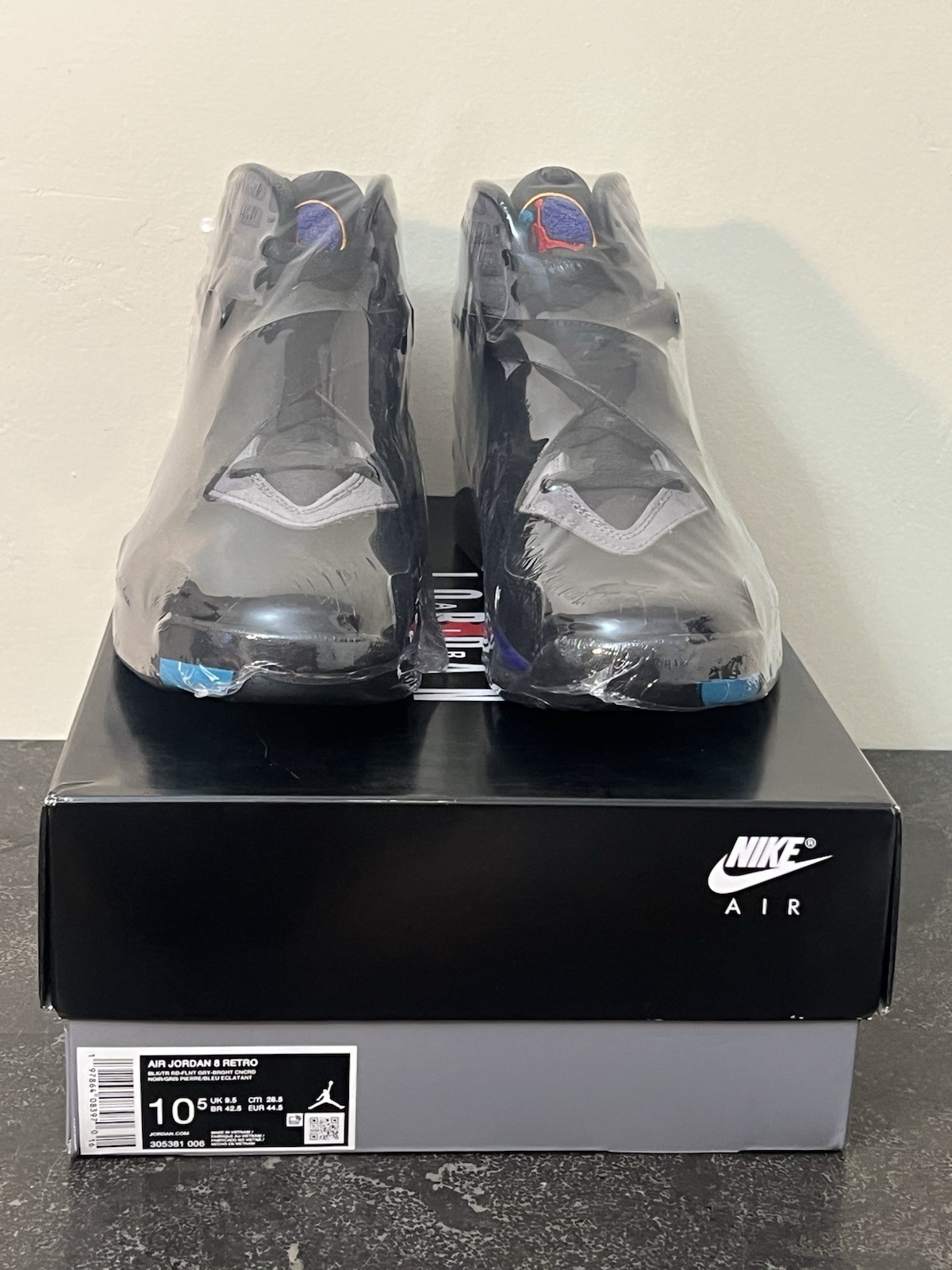 SAOLA Jordan 8 Aqua 2025 taglia 10 5