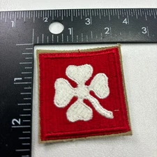 Vintage Cut-Edge US 4th Army Military Patch United States Fourth Army 00SG
