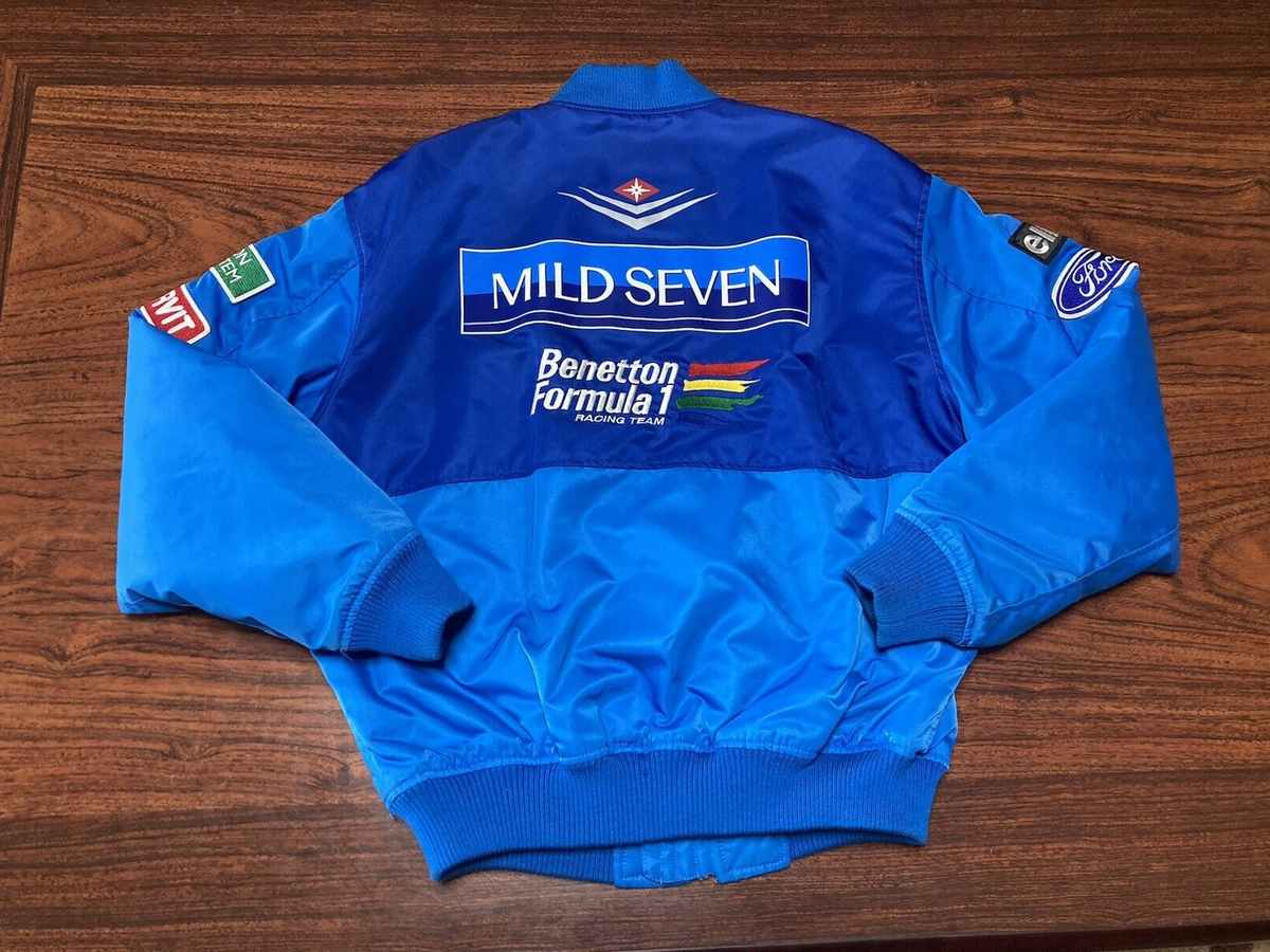 Benetton Formula 1 Racing Team Mild Seven Jacket Size 48 Benetton Formula 1 Racing Team Mild Seven Jacket Size 48
