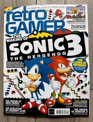 RETRO GAMER Magazine GUIDE Classic GAMES No 249 MAKING Of SONIC 3 HEDGEHOG Xeno