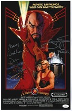 SAM JONES & MELODY ANDERSON Signed FLASH GORDON 11x17 Photo Autograph JSA COA