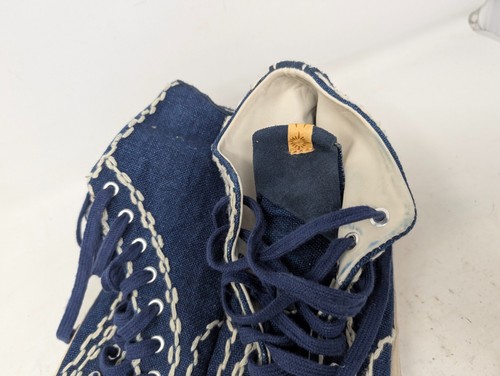 Visvim Blue Canvas Hightop Sneakers Size 10.5 (N1) - Picture 4 of 13