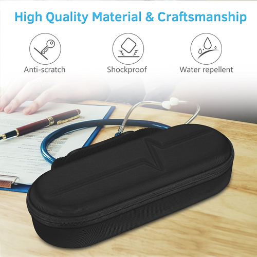 Nurse Stethoscope Case, SKYREH Travel Hard Stethoscope Case for 3M Littmann - Picture 4 of 12