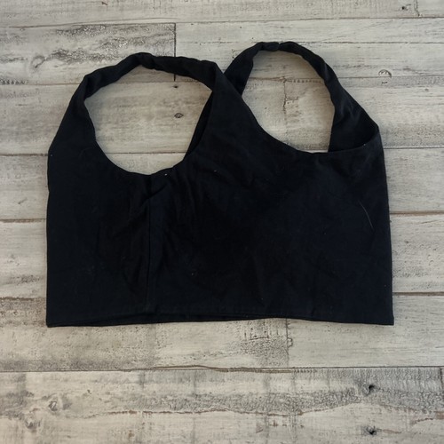 Cotton On Body Damen Sport BH schwarz Größe M Medium Träger Cut Out Gym - Bild 2 von 4