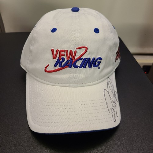 VFW Racing Kevin Harvick Inc Autographed Hat Cap White Hook Loop Adj Back OSFA - Picture 3 of 10