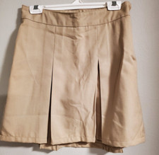 Cat Jack Girl's Pita Bread Khaki School Uniform Skirt Skort Sz 16 NWOT
