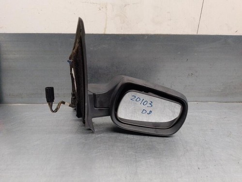Rétroviseurs Extérieurs Gauche Et Droit Pour Ford Fiesta V - Noir, Pliables Manuellement - Lot De 2
