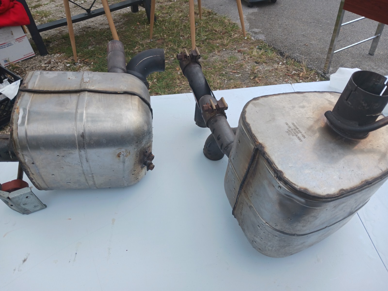 FERRARI 458 OEM STOCK FACTORY MUFFLER SET 263085 MUF-142-L