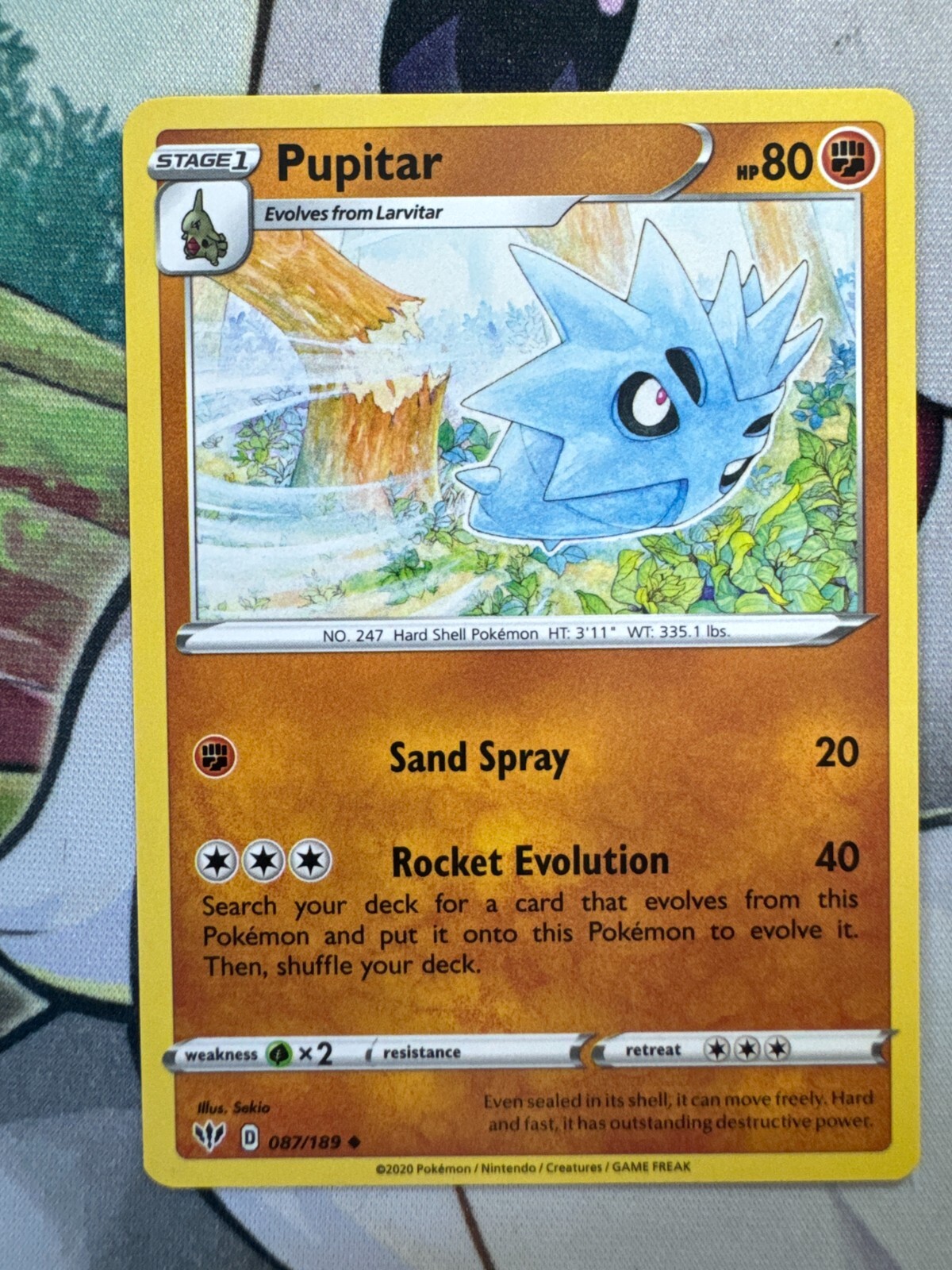 Pupitar Non Holo English Pokemon TCG BKE439