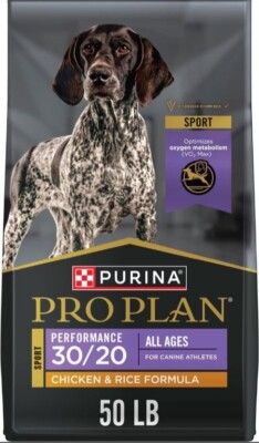 Purina Pro Plan Sport Performance 30/20 - All Life Stages Dog Dry Food - 48 LBS