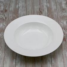 [ Set of 3 ] DEEP PLATE 12" | 30.5 CM 37 FL OZ | 1100 ML White
