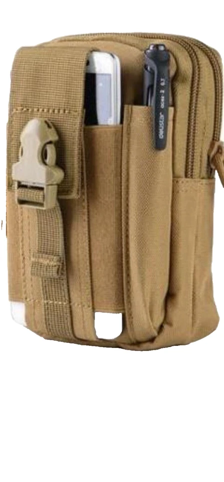 DMalta, Portabolsas para Teléfono Celular Hecho a Mano, Cargador, Tarjetero, Tela Hartford Foto 3 de 4