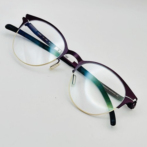 Mykita Brille Damen rund lila gold Panto Mod. NO.1 LARA NEU