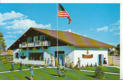 Amerika Postkarte - Frankenmuth Scout Building - Michigan - Ref 17382A
